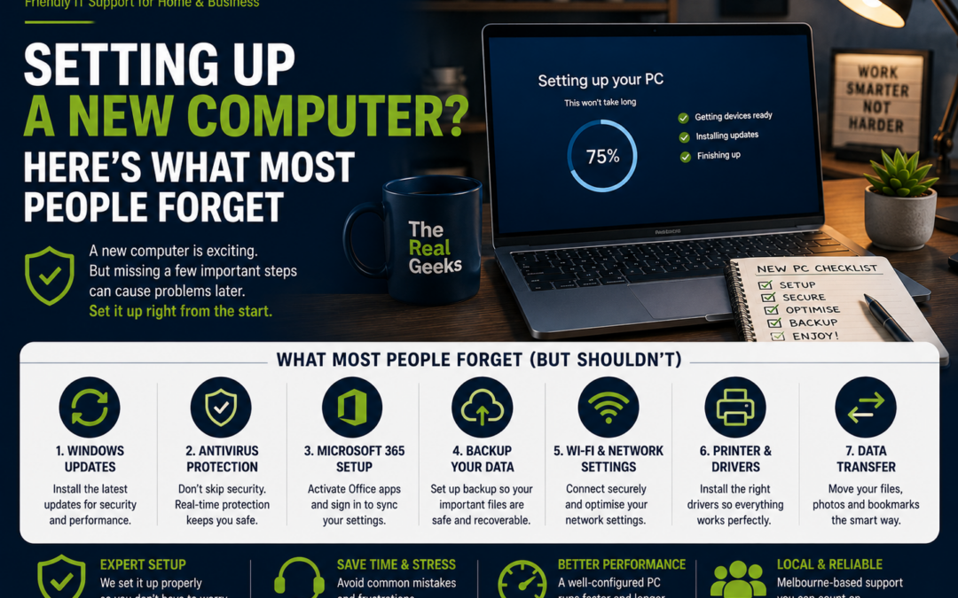 Setting Up a New Computer? Here’s What Most People Forget