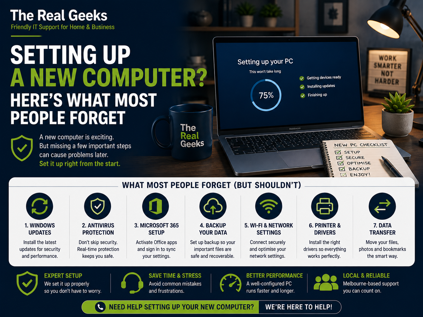 Setting Up a New Computer? Here’s What Most People Forget