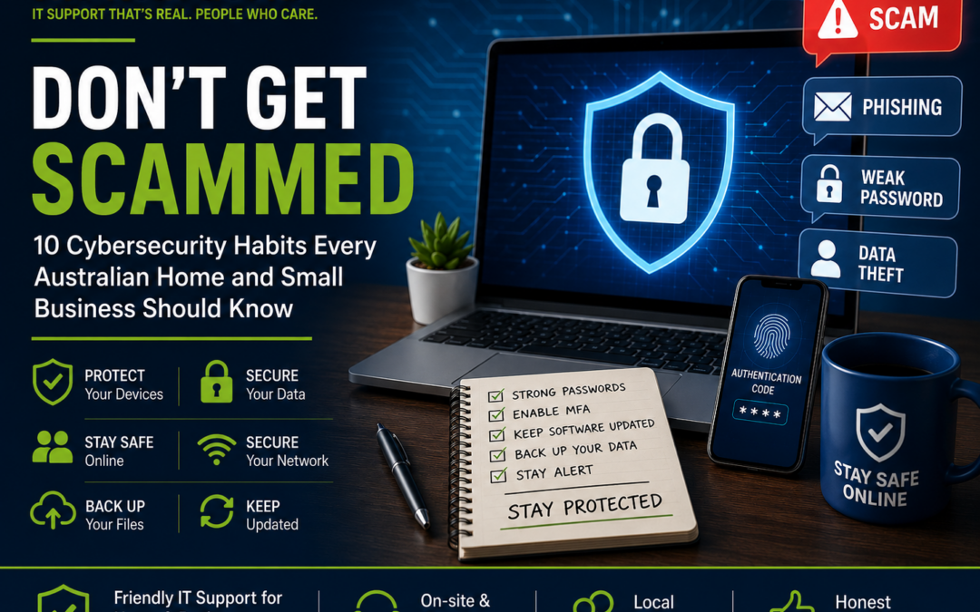 Don’t Get Scammed: 10 Cybersecurity Habits Every Australian Home and Small Business Should Know